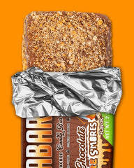 Anabar bar unwrapped reveals authentic chocolate coating and rich flavor.