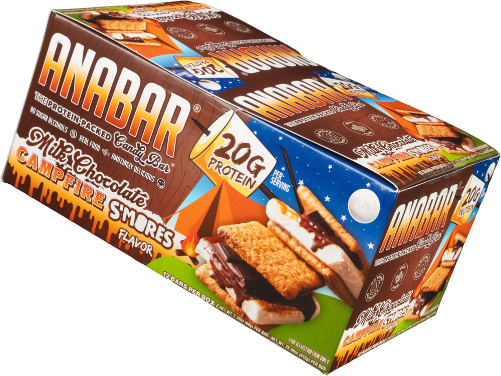 Box of 12 bars ready for school, gym, or busy days.