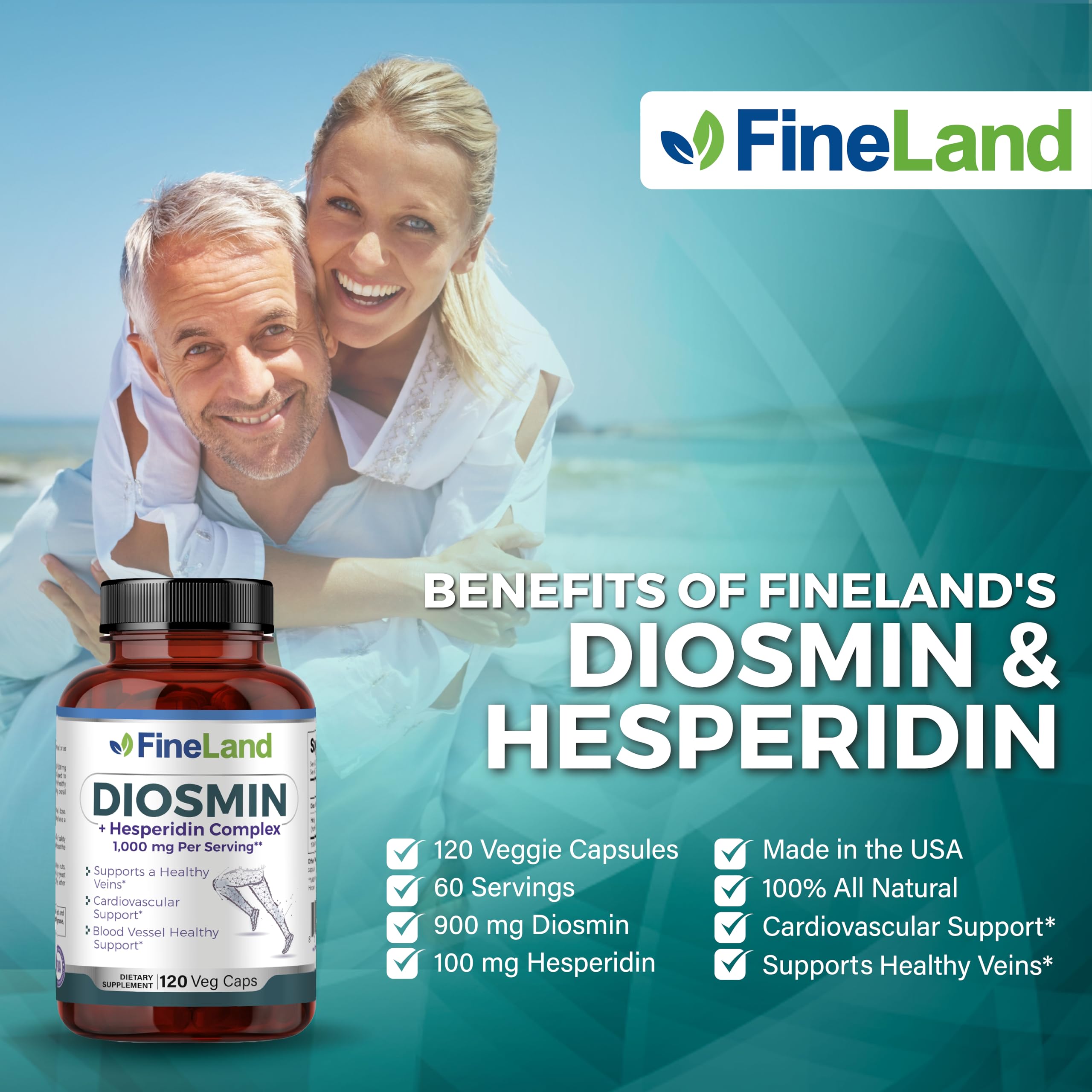 FineLand label graphic emphasizes quality and natural ingredients.