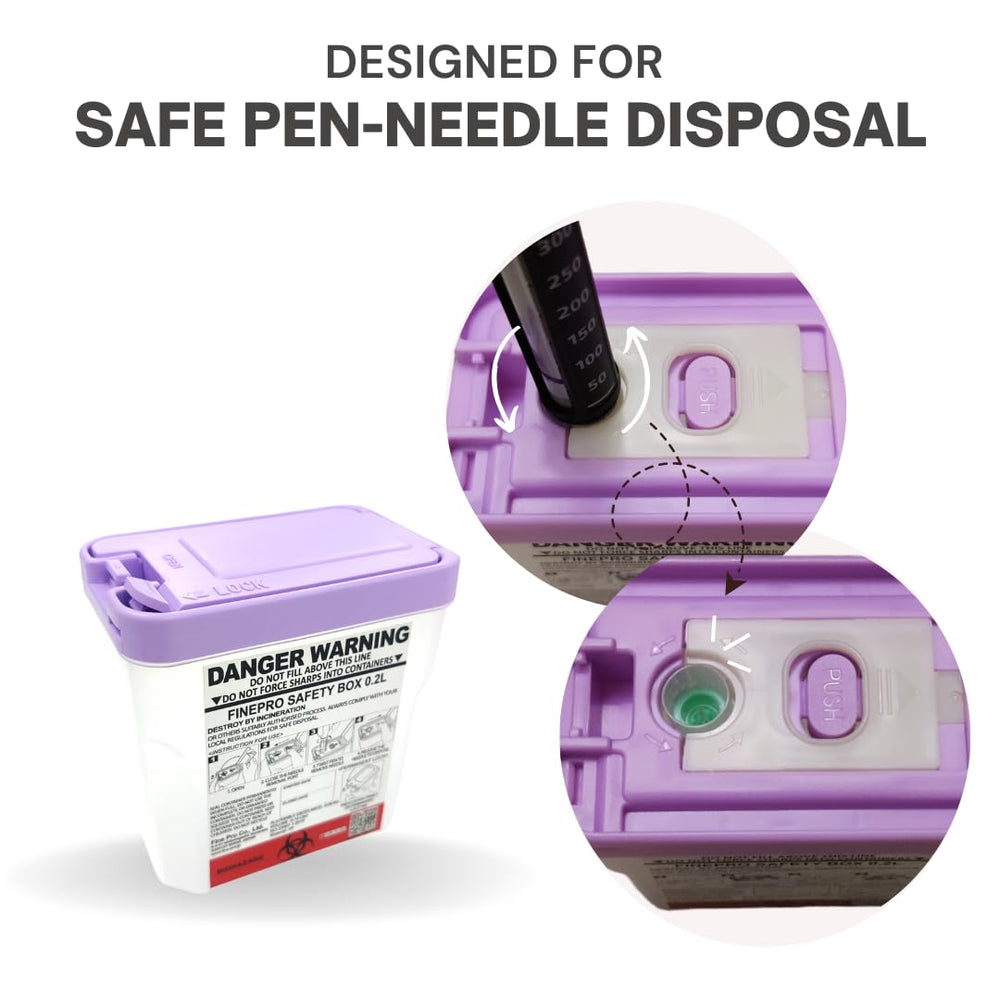 FinePro convenient ports enable quick needle removal