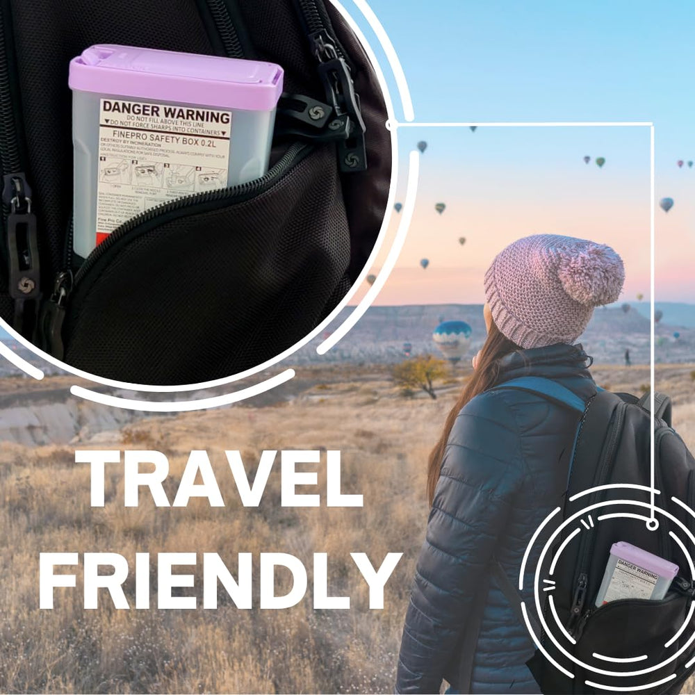 FinePro pen-needle design provides easy on-the-go disposal