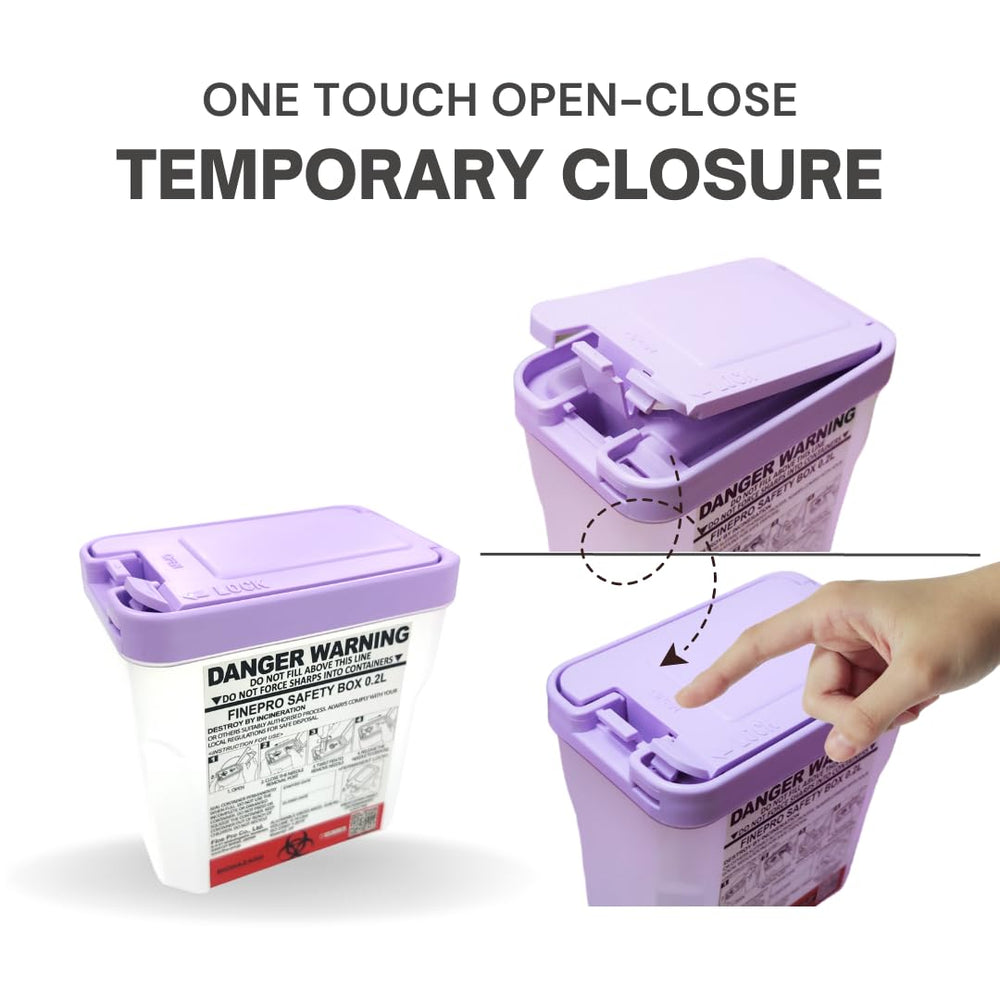 FinePro permanent lock ensures secure final disposal