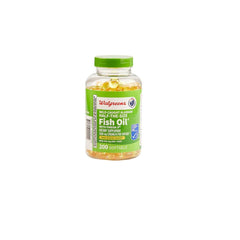Finest Nutrition half-size fish oil softgels closeup, small and easy to swallow