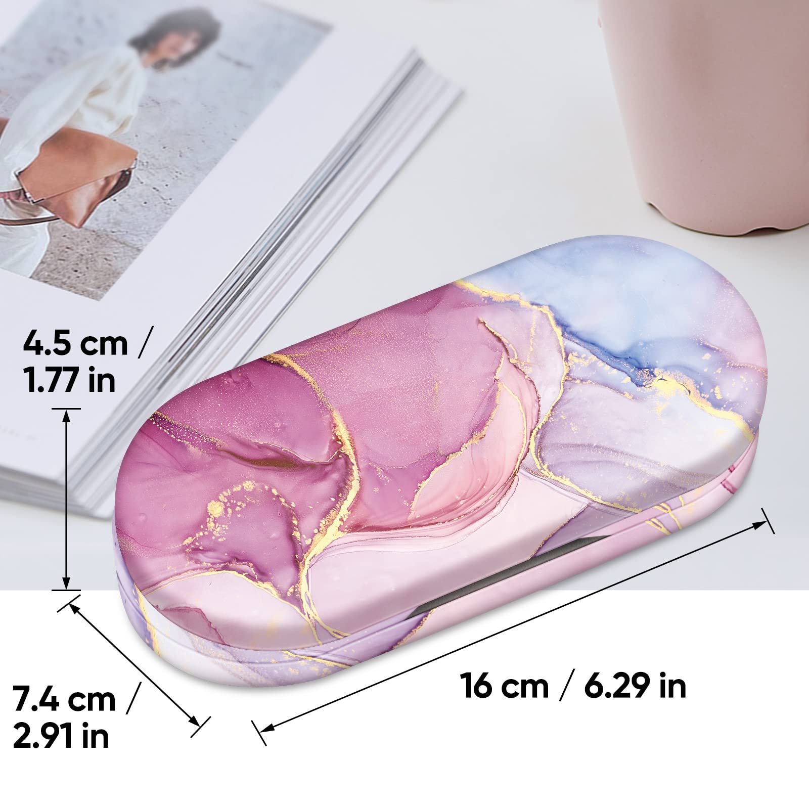 FINTIE travel-friendly design fits purses and bags easily.