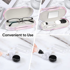 FINTIE tweezer and solution bottle kit for on-the-go lens care.