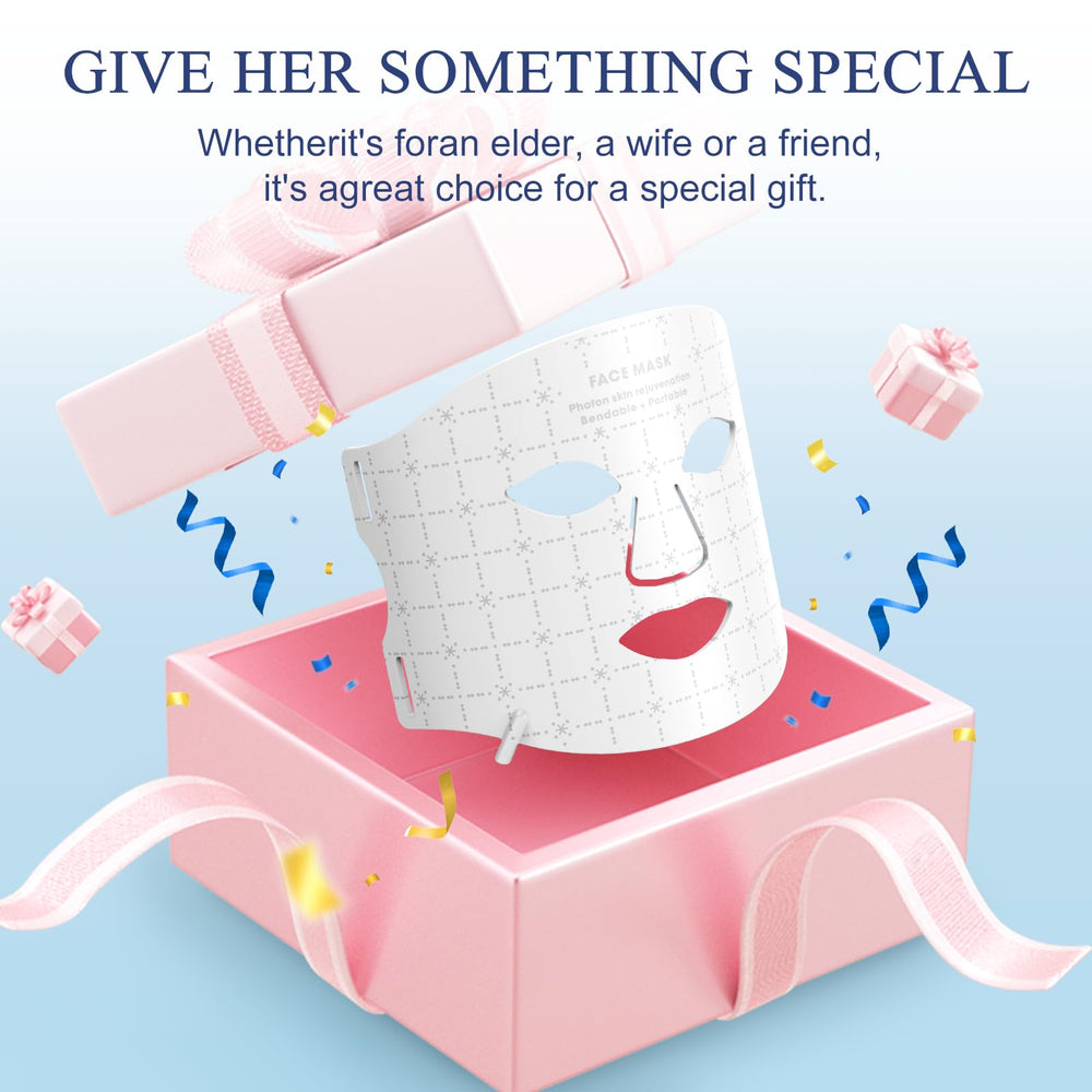 Fiogeo red light therapy mask gift-ready packaging for loved ones