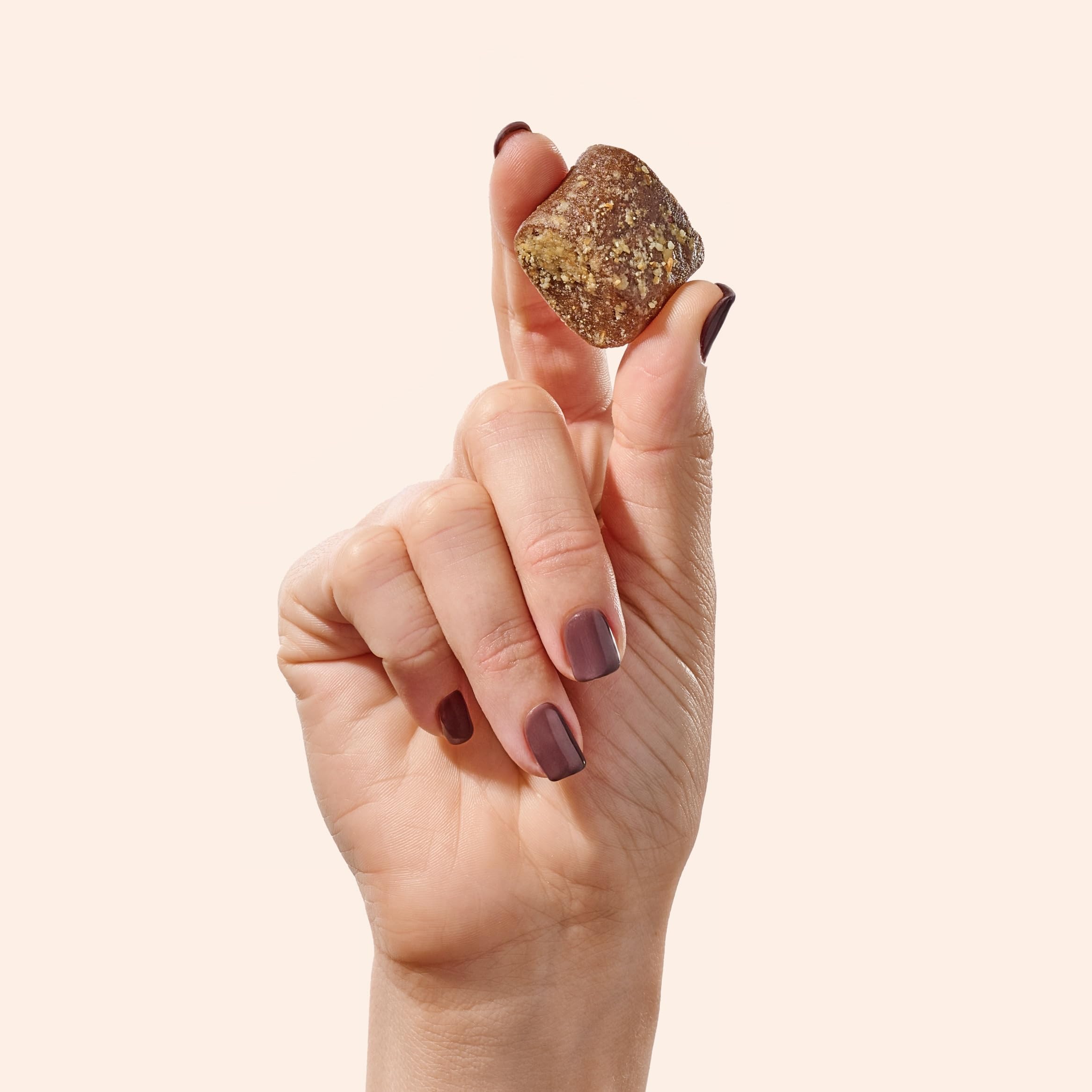 Fiome Fiber Bite peanut butter flavor as a snack option.