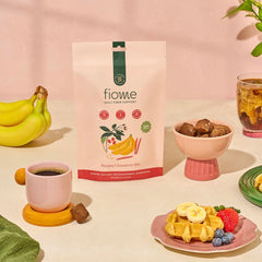 Fiome Fiber Bites banana cinnamon flavor highlight for on-the-go snacking