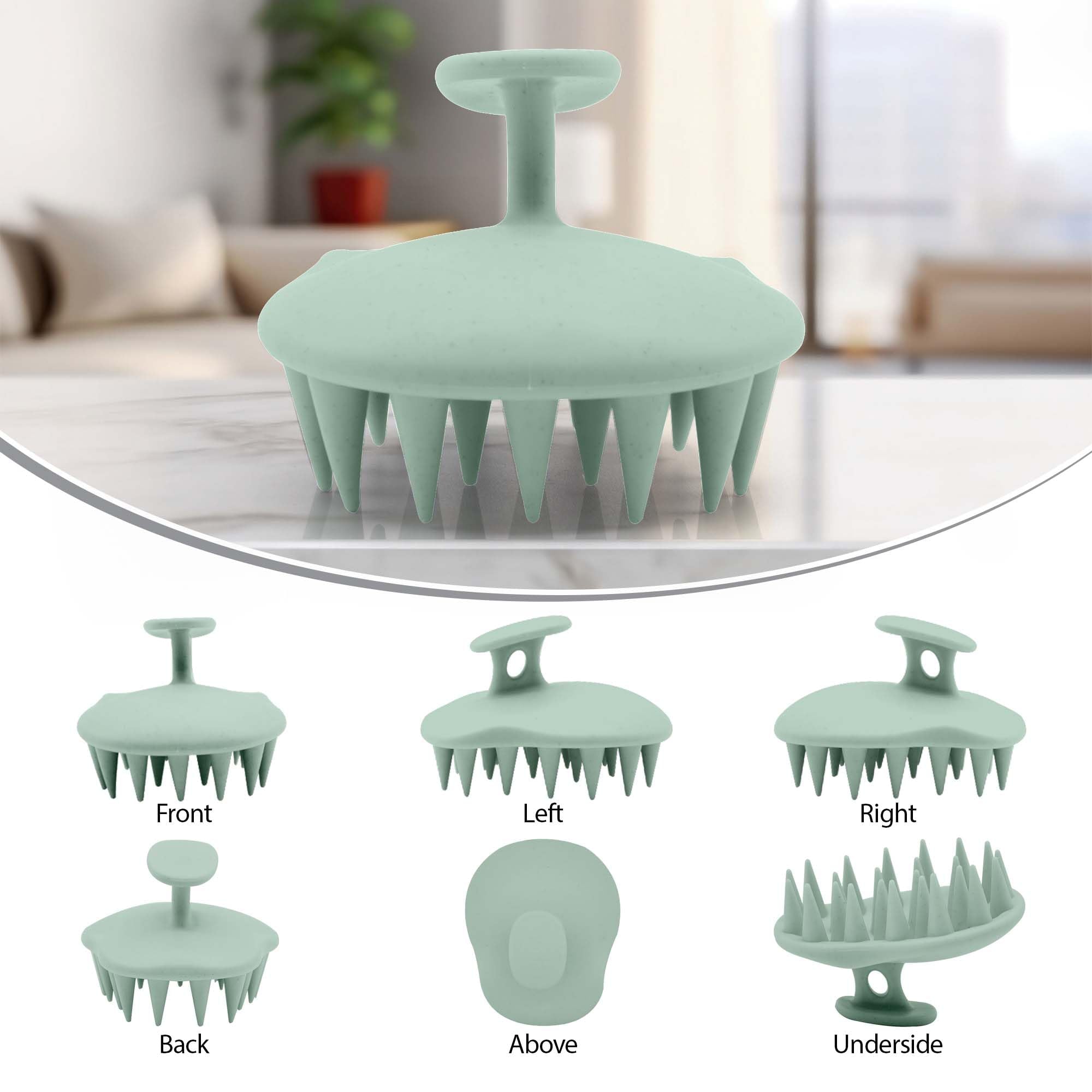Fiora Naturals pet bath brush for gentle grooming during bath time.