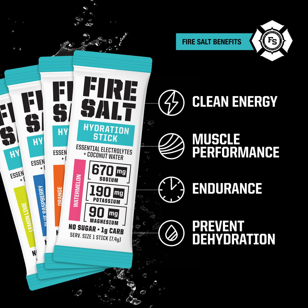 Fire Science Fire Salt Berry hydration stick for refreshing outdoor activity