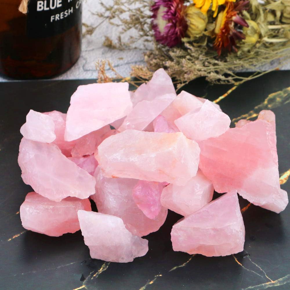 FIREBOOMOON rose quartz rough decoration piece for home décor