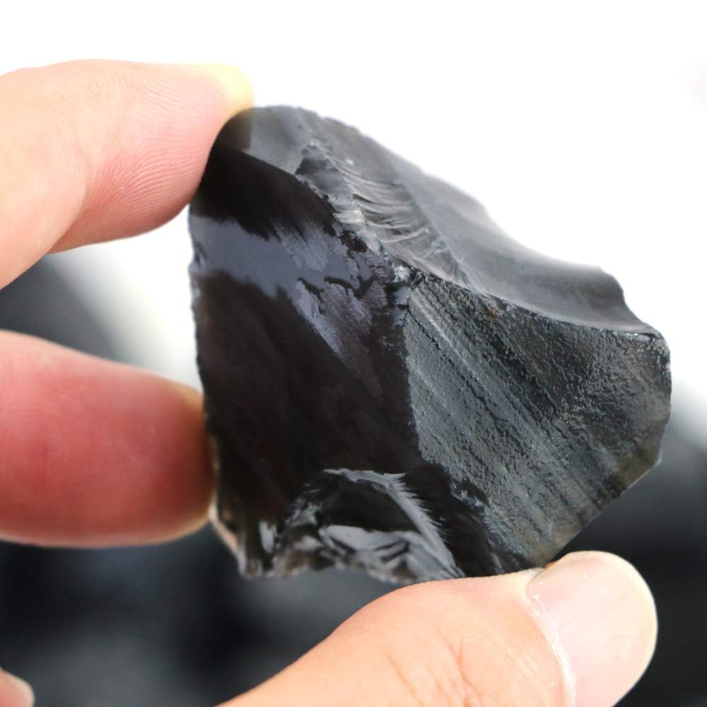 Fireboomoon obsidian stone suited for meditation and ritual practice
