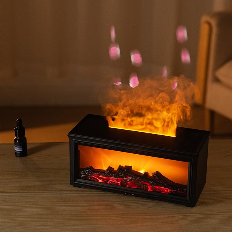 Aromatherapy benefits through scent and moisture in a spa-like space