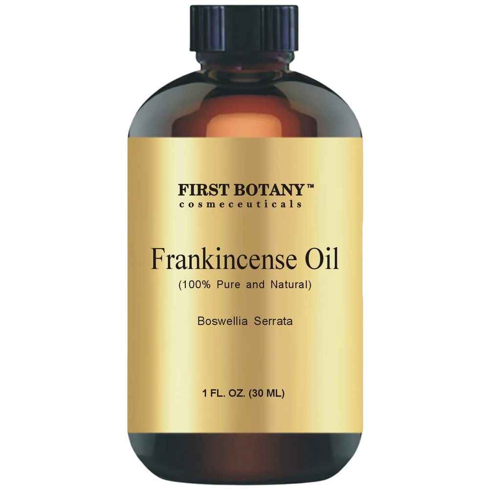 First Botany frankincense oil bottle for aromatherapy and skin care rituals