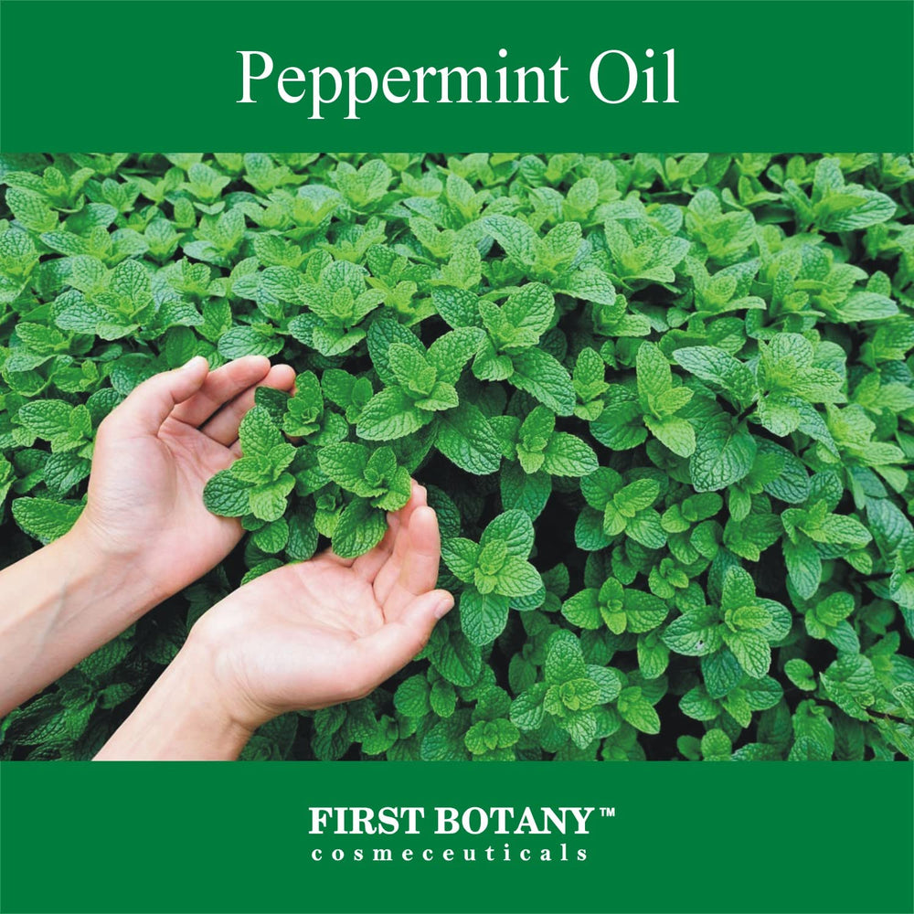 First Botany Peppermint Oil packaging box signaling premium gifting option
