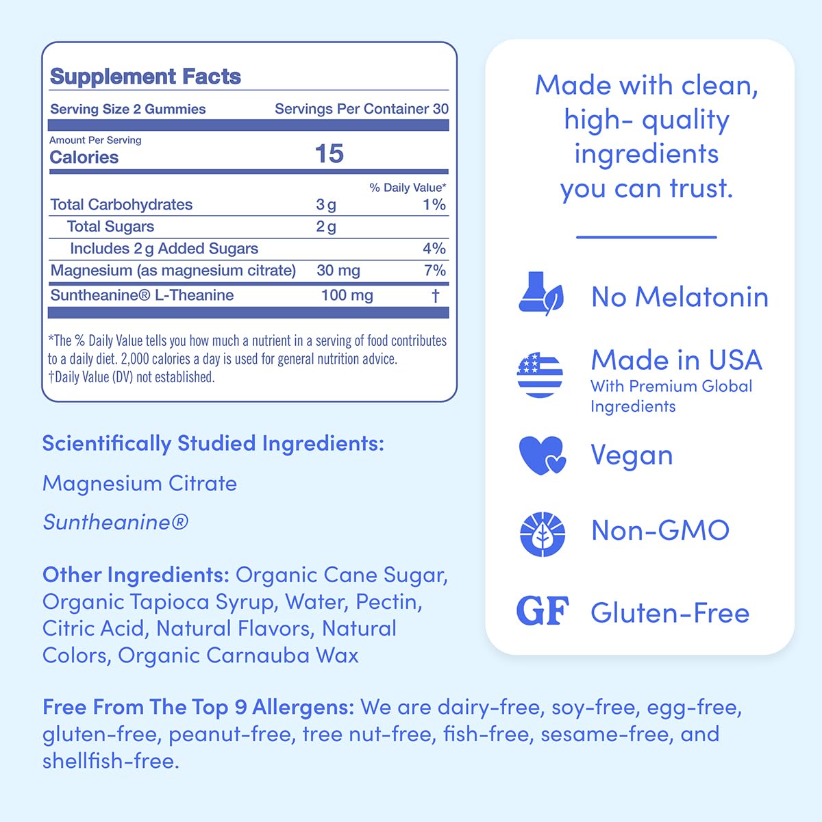 FIRST DAY label with purity award signals quality for parents