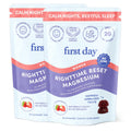 First Day Nighttime Reset Magnesium Gummies – Sleep Support, Calm Mood & Energy, No Melatonin – 60-Day Supply