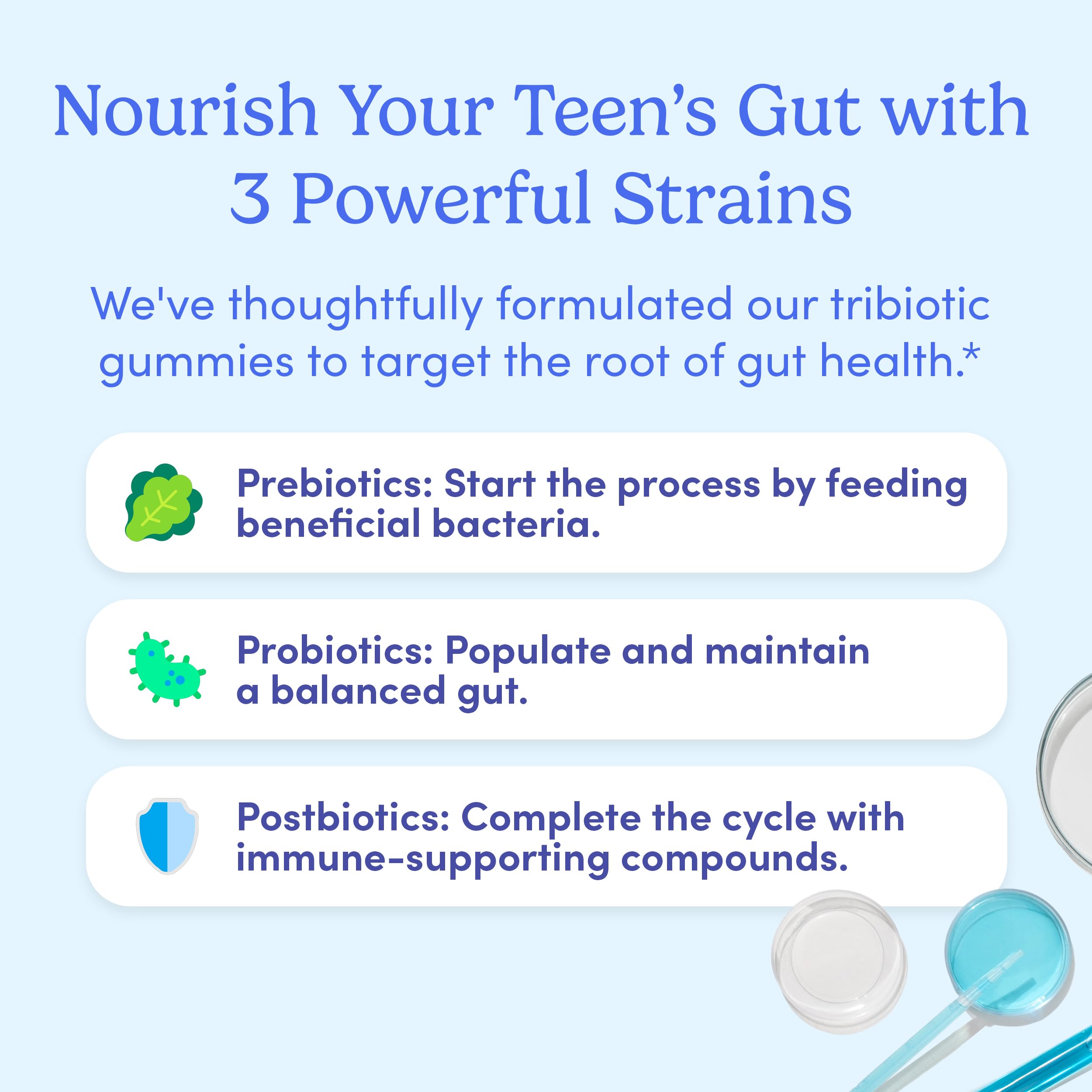 FIRST DAY gummies designed for braces-friendly snacking after meals.