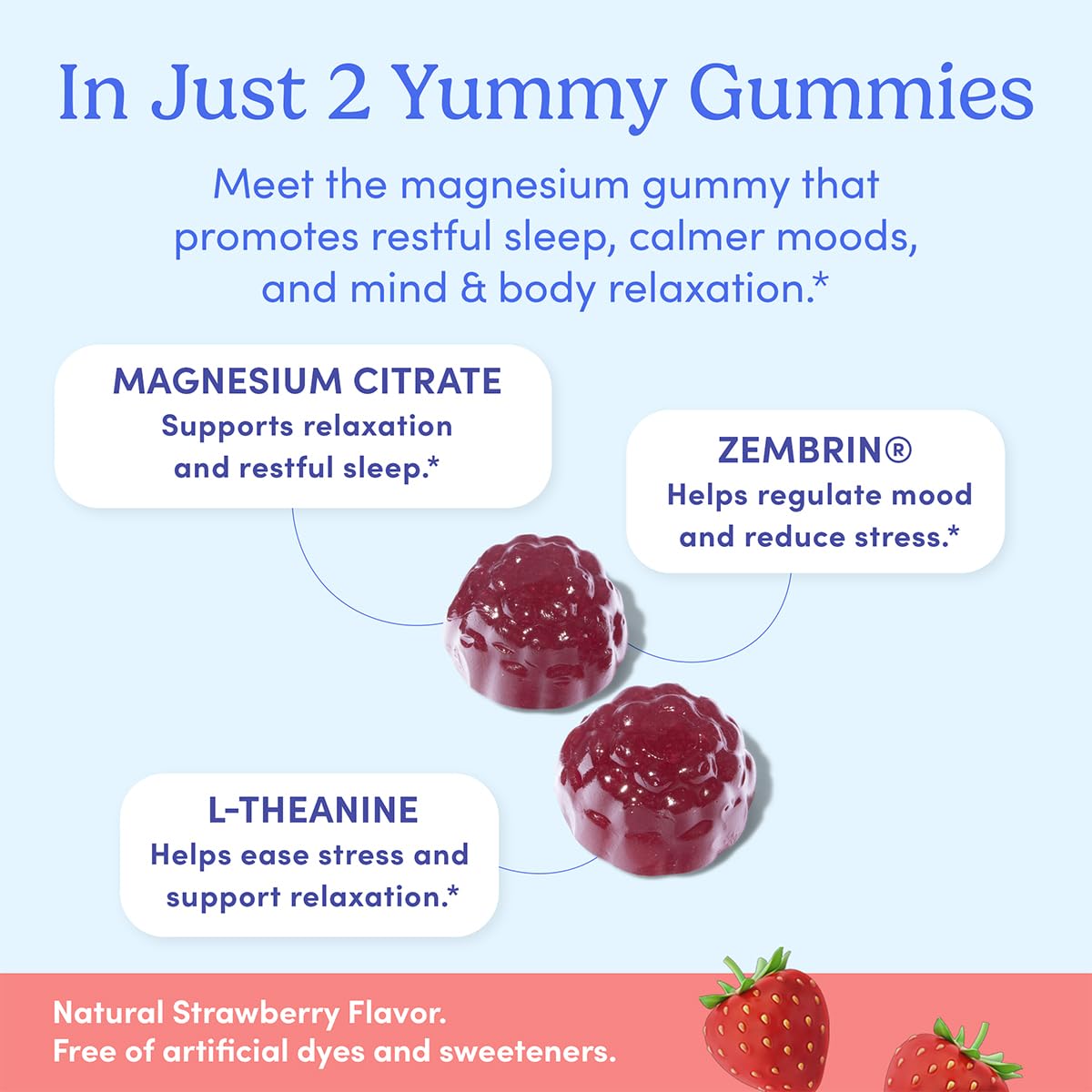 FIRST DAY Nighttime Reset label detail highlights chelated magnesium and no melatonin.