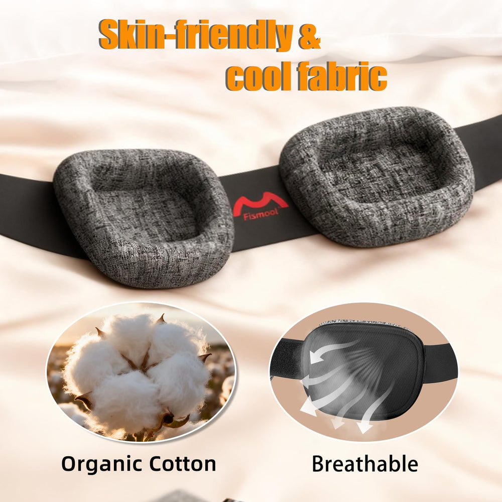 Fismool Eye Mask lavable y sin olores, perfecto para regalo.