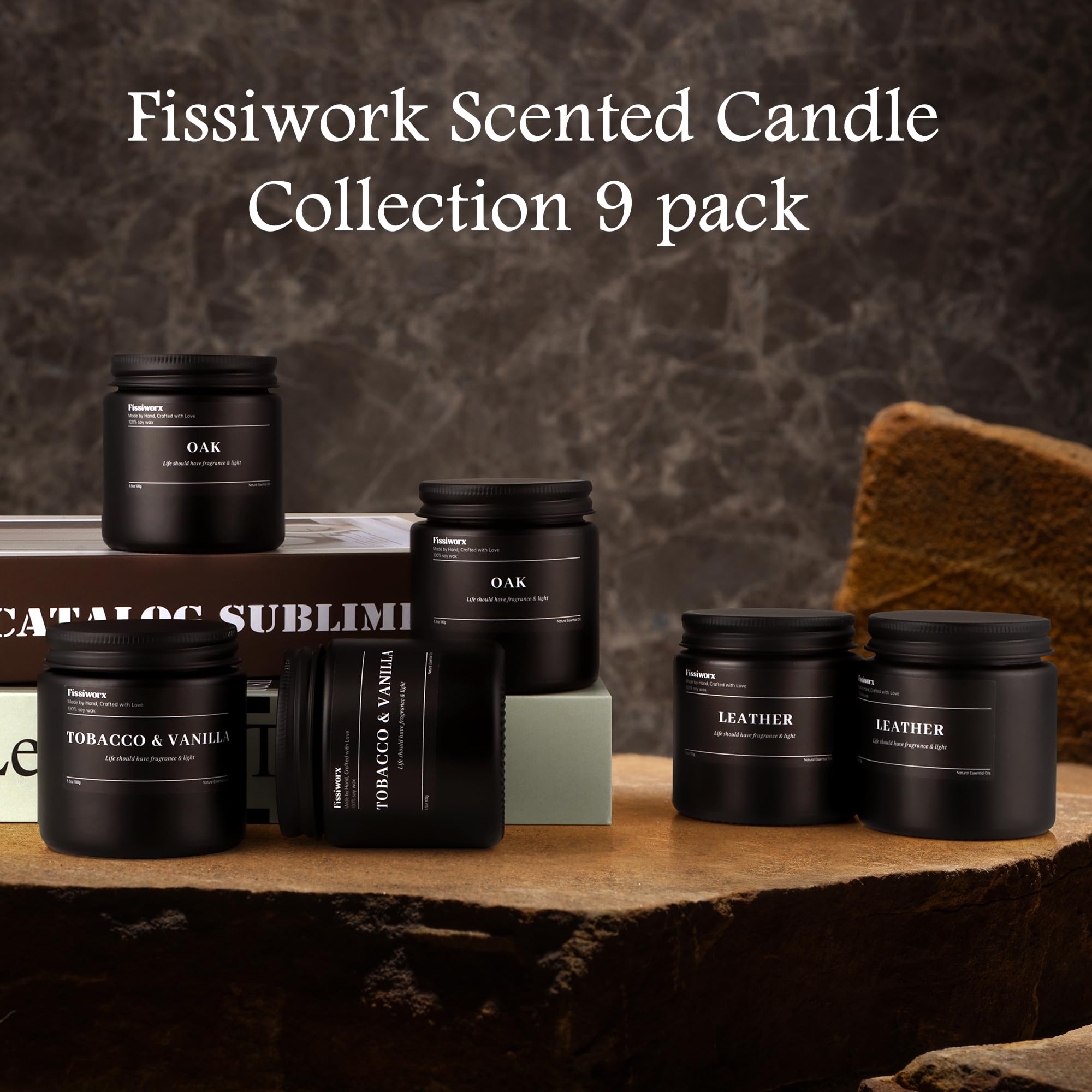 FISSIWORX Black jar gift box enhances modern decor and gifting appeal