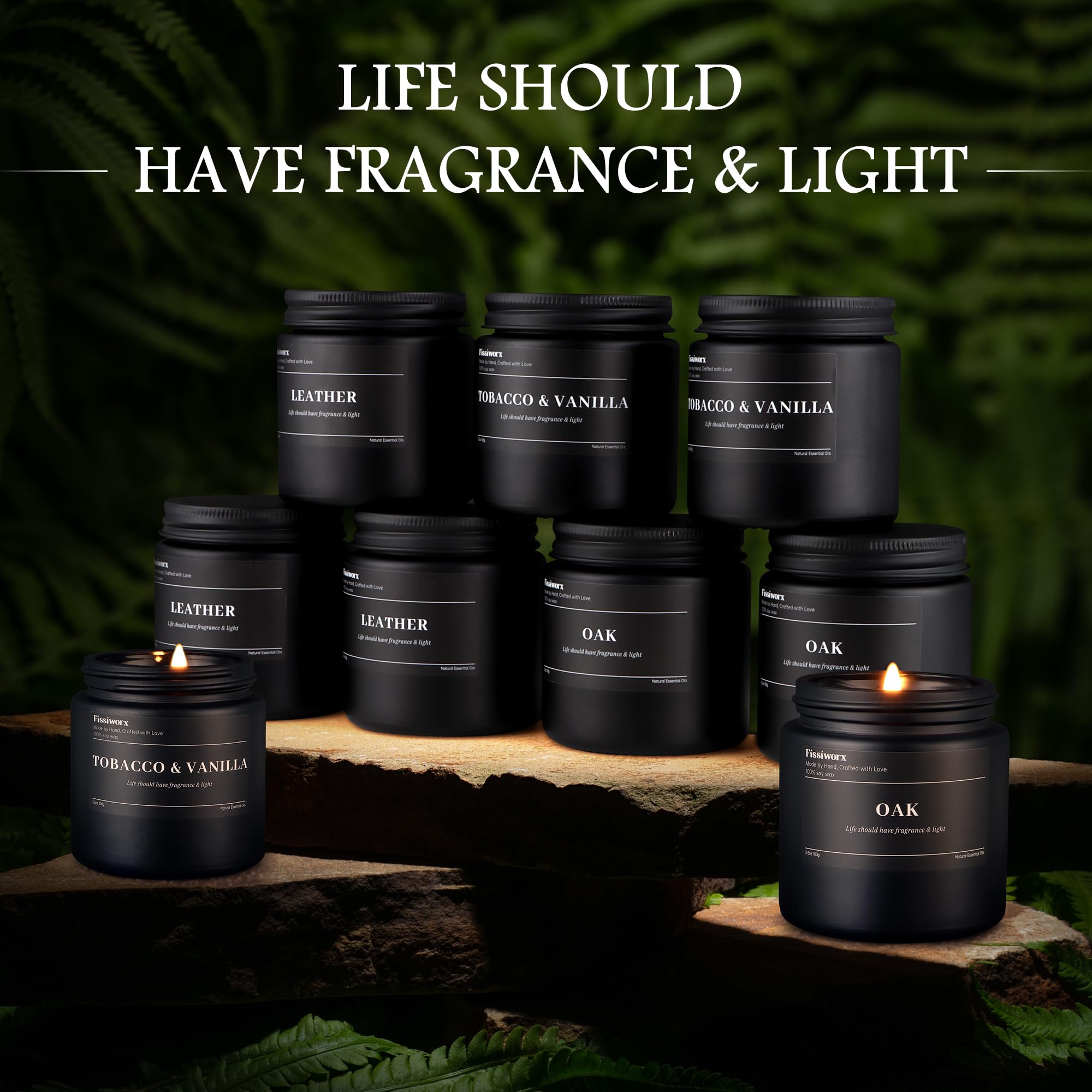 FISSIWORX Scented candle pack offers long lasting ambience across rooms