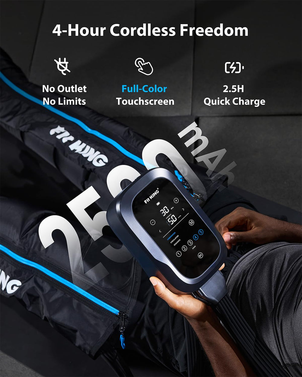 Control panel showing 11 pressure levels for customization