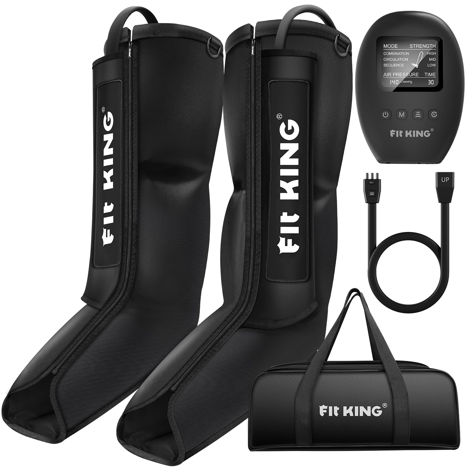 FIT KING air compression foot chamber providing soothing foot massage