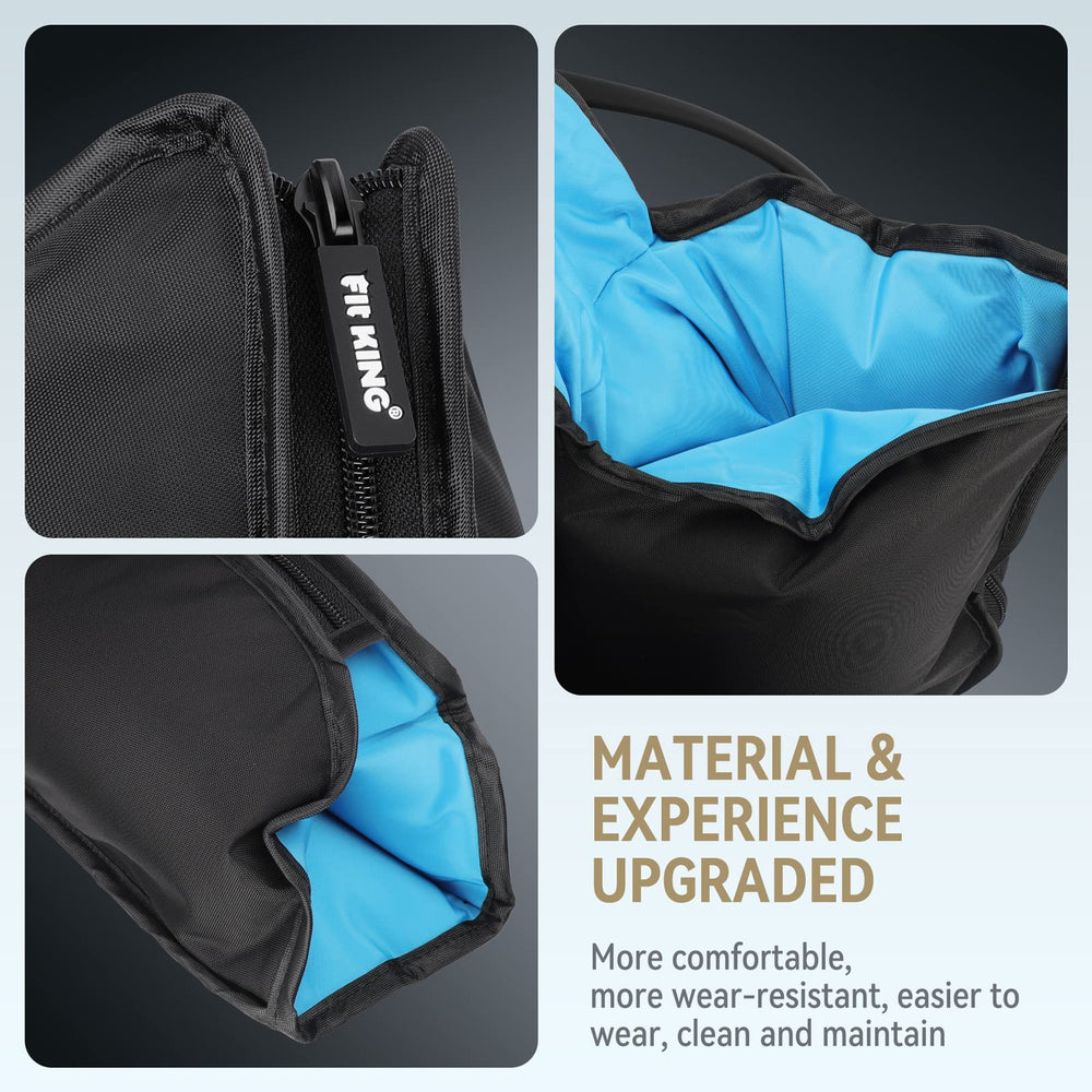 FIT KING Zipper design simplifies on/off, ideal for seniors.