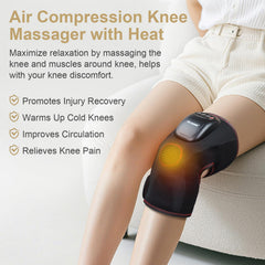 Close-up of FIT KING airbags providing kneading-like support for knee comfort.