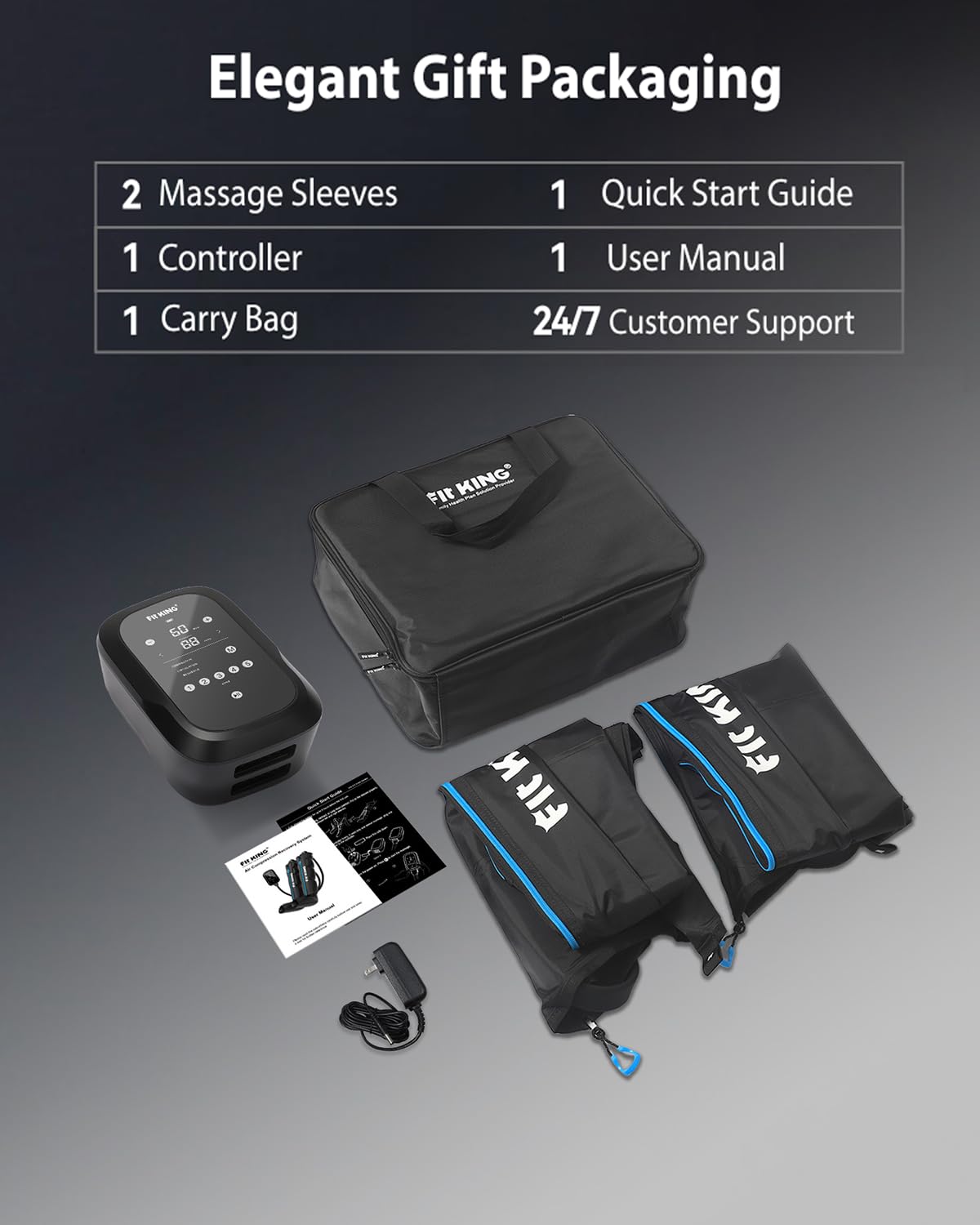 Compact carry bag included for gym or travel use