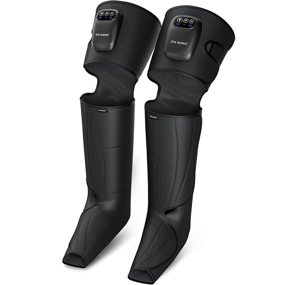 Fit King cordless full-leg massage in action delivering targeted recovery and relaxation.