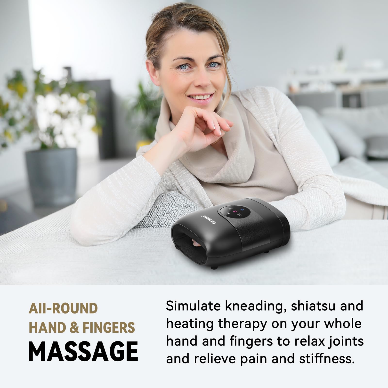 Fit King cordless massager shows battery-powered freedom for on-the-go relief