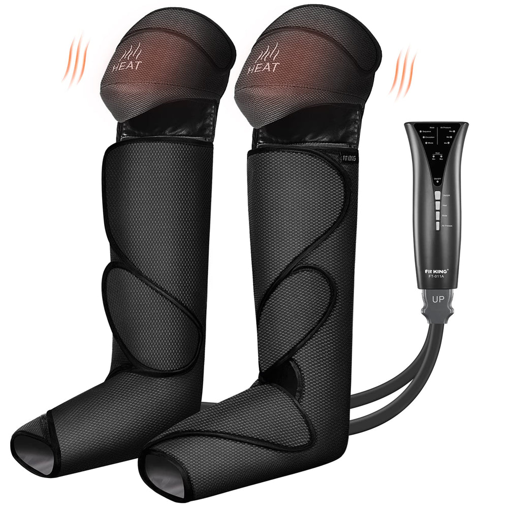 FIT KING foot and leg massager close-up of air bag system for calf and foot comfort