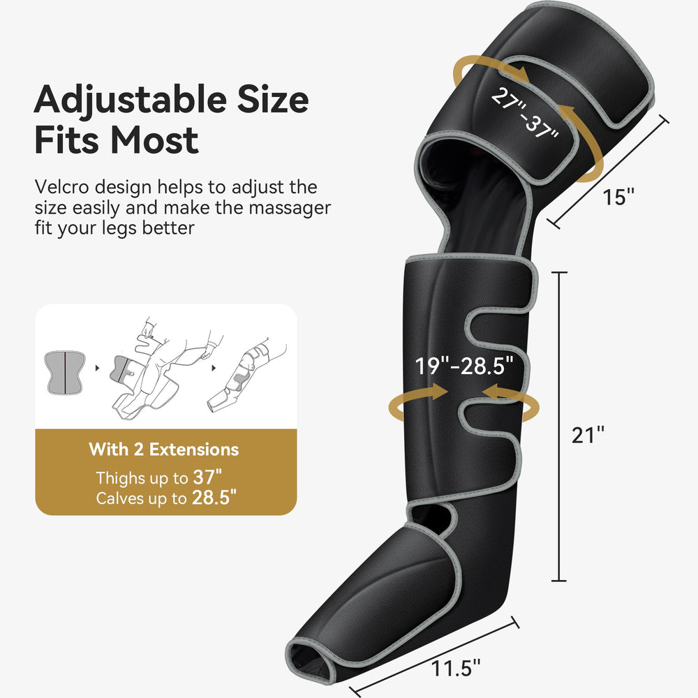 Gift-ready FIT KING packaging for leg massager
