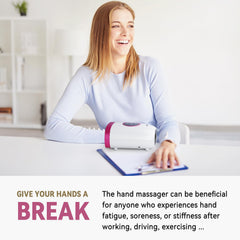 FIT KING hand massager three modes demonstrated for varied pressure
