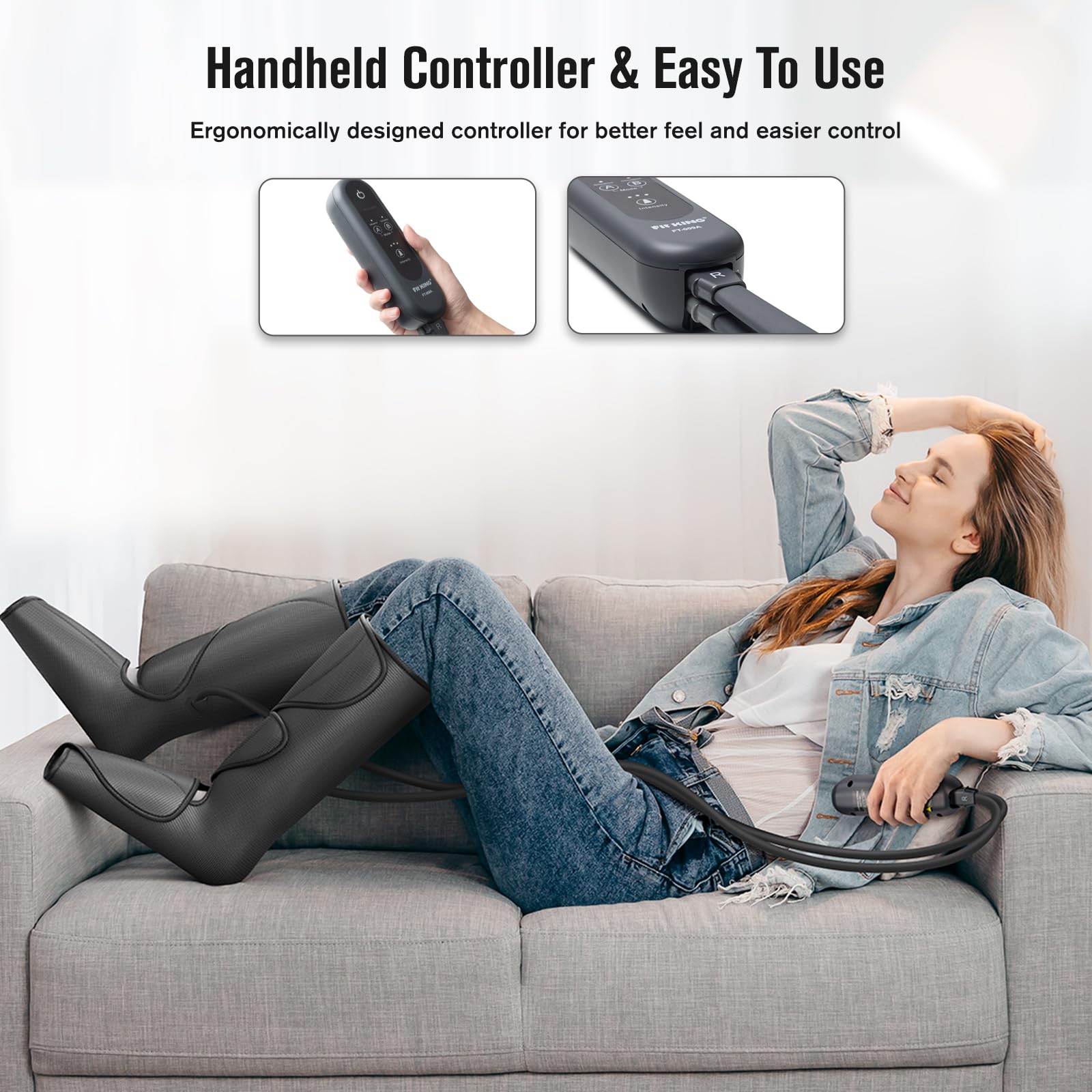 FIT KING massager offers 10 techniques for varied massage options.