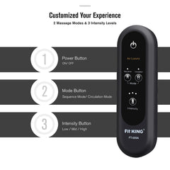 FIT KING size extensions adapt to different leg sizes securely.