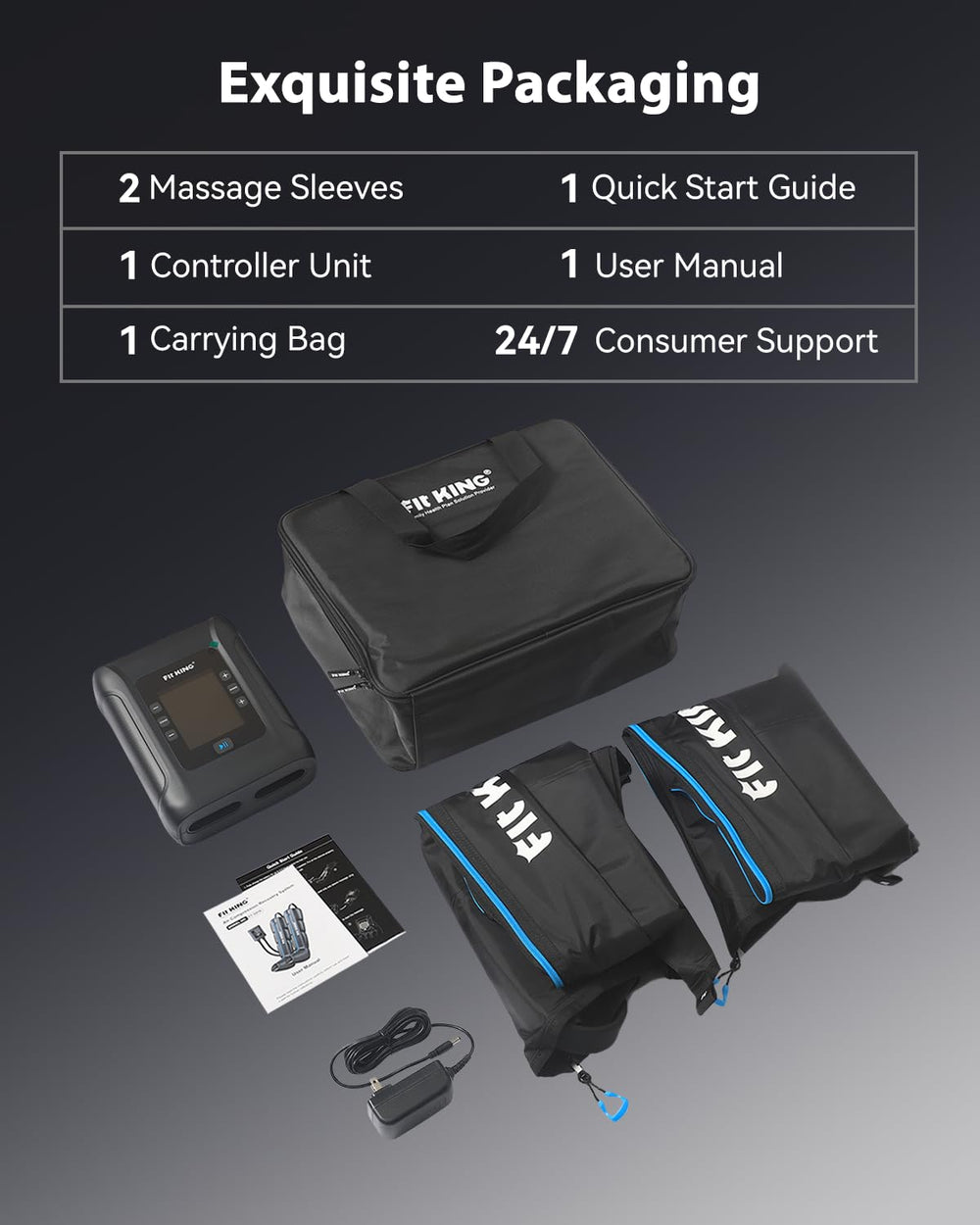 Quiet operation of FIT KING Pro supports relaxation and sleep