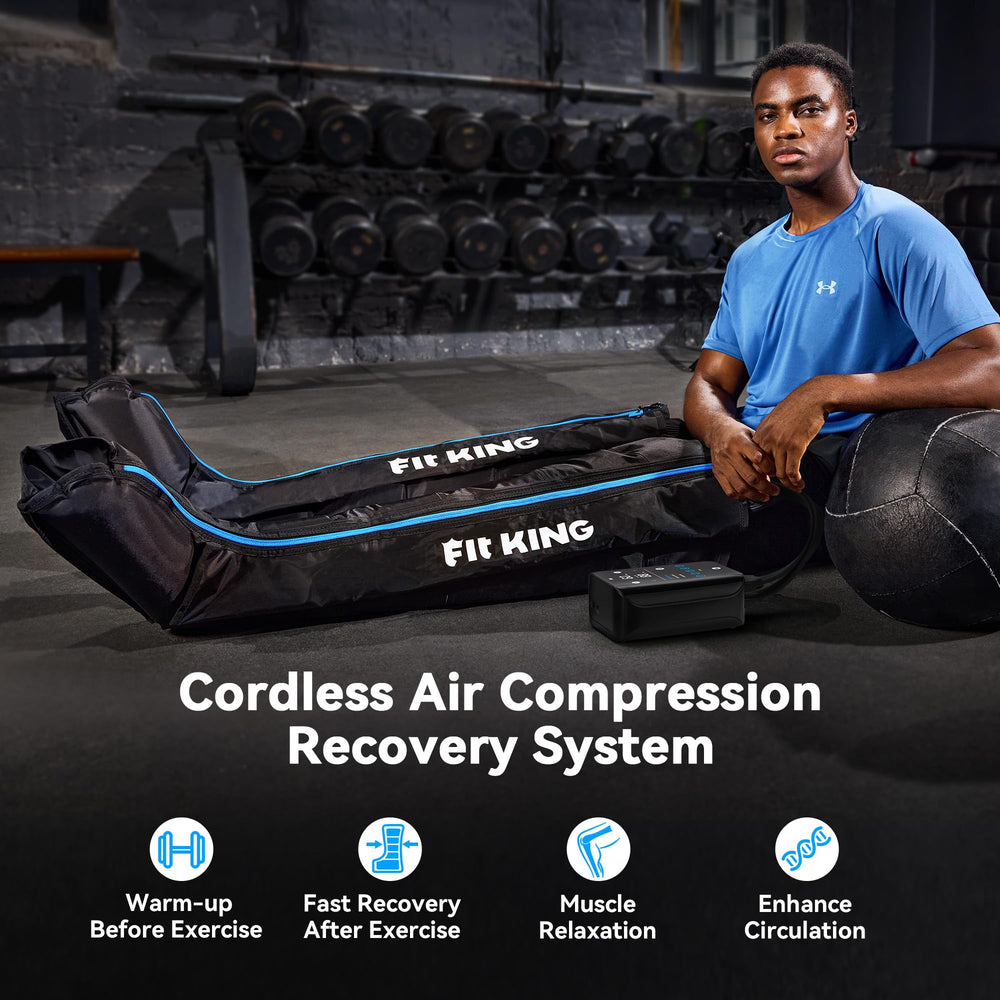 FIT KING rapid-inflation-pump controls fast inflation for shorter sessions