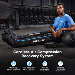 FIT KING rapid-inflation-pump controls fast inflation for shorter sessions