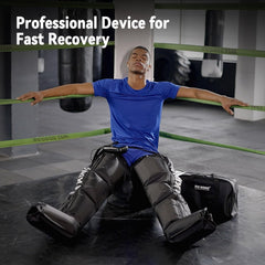 FIT KING sequential massage boots with four-chamber design for progressive massage
