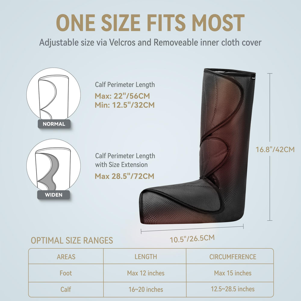 FIT KING size extenders extend calf size up to 28.5 inches for family use