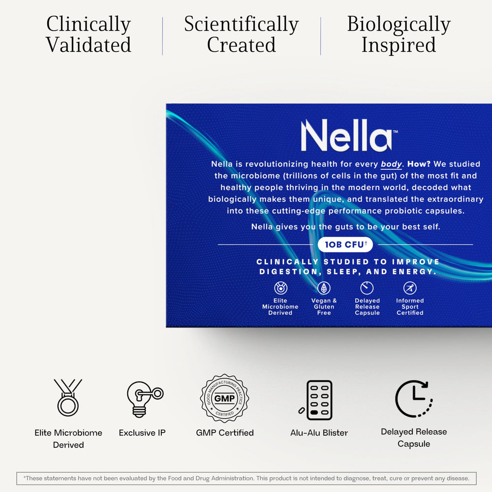FITBIOMICS Nella health lifestyle pack image implies a clean, gluten-free, vegan option