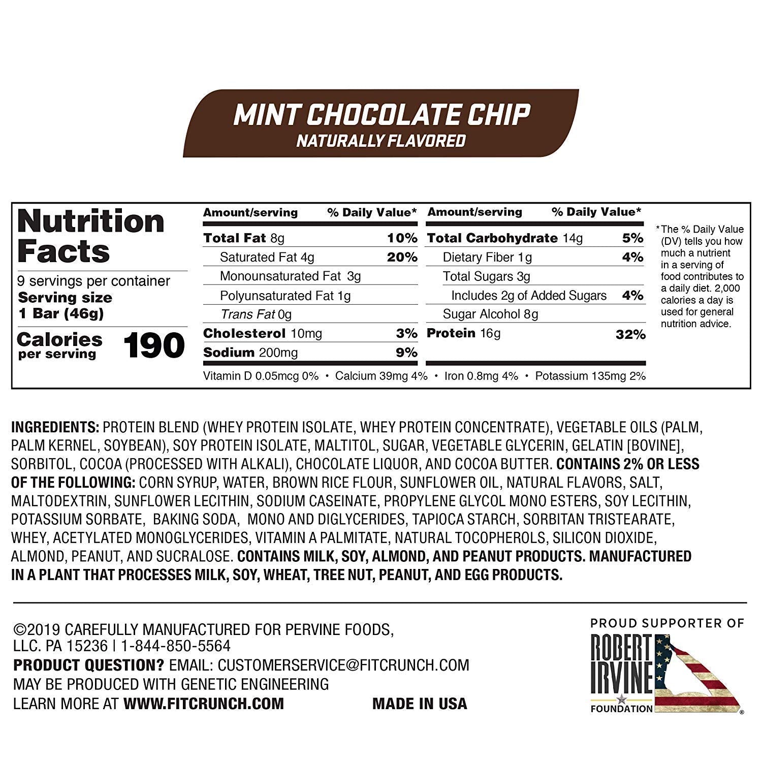 Close-up of a baked FITCRUNCH bar showing texture for a crunchy bite