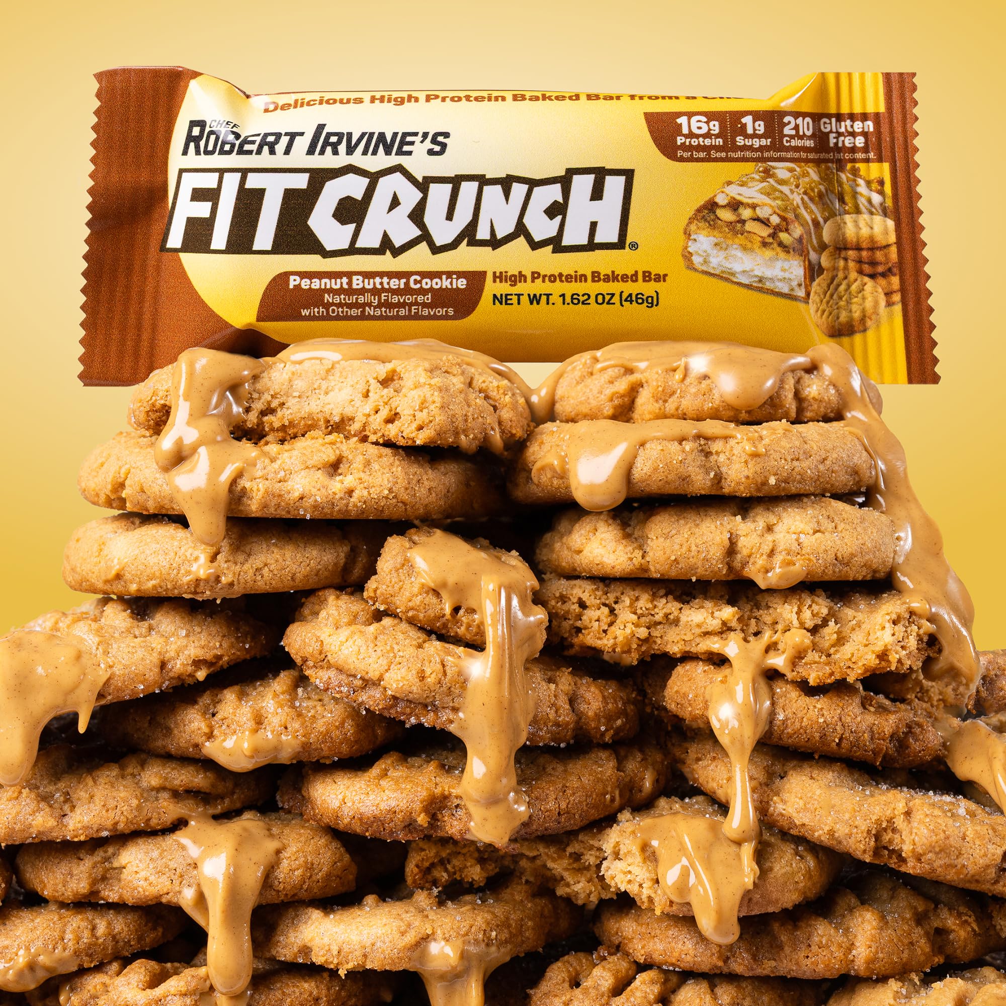 FITCRUNCH chef-created bar blends flavor and texture.