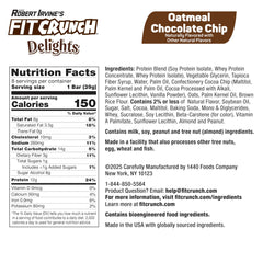 Fit Crunch Delights: vista interna de la barra proteica lista para consumir