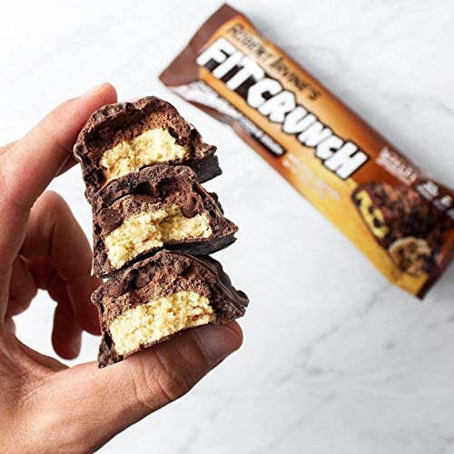 FITCRUNCH on-the-go bar fits gym bag and desk breaks.