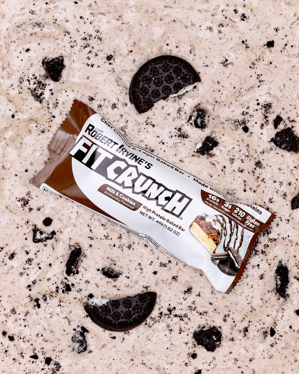 Fit Crunch serving idea with a convenient snack on the go.