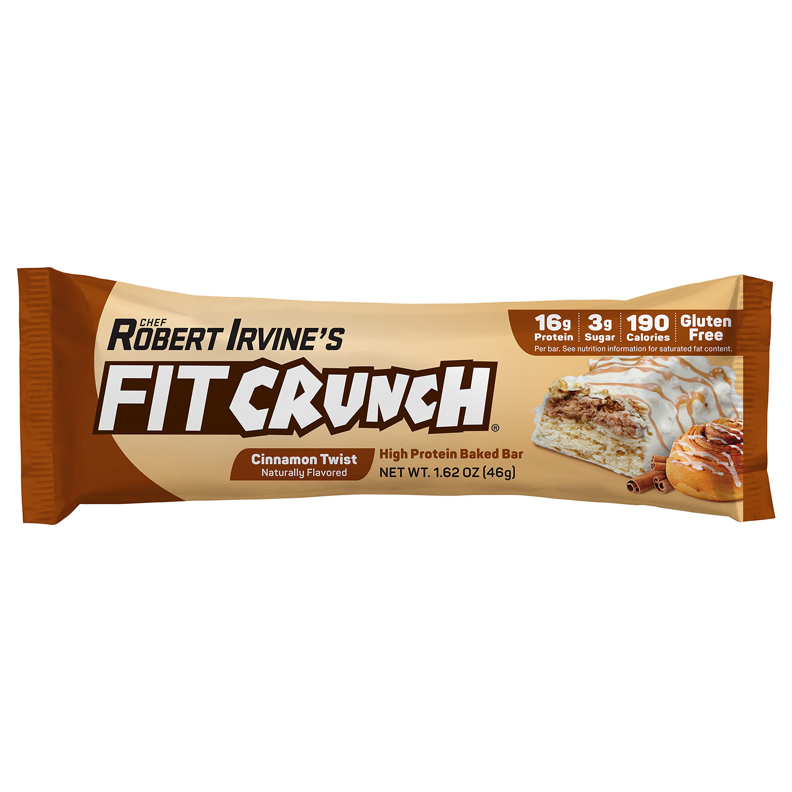 FitCrunch six-layer texture close-up highlights soft cake core and crisp layers.